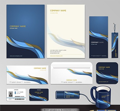 企業(yè)VI設(shè)計模板素材與名片制作指南
